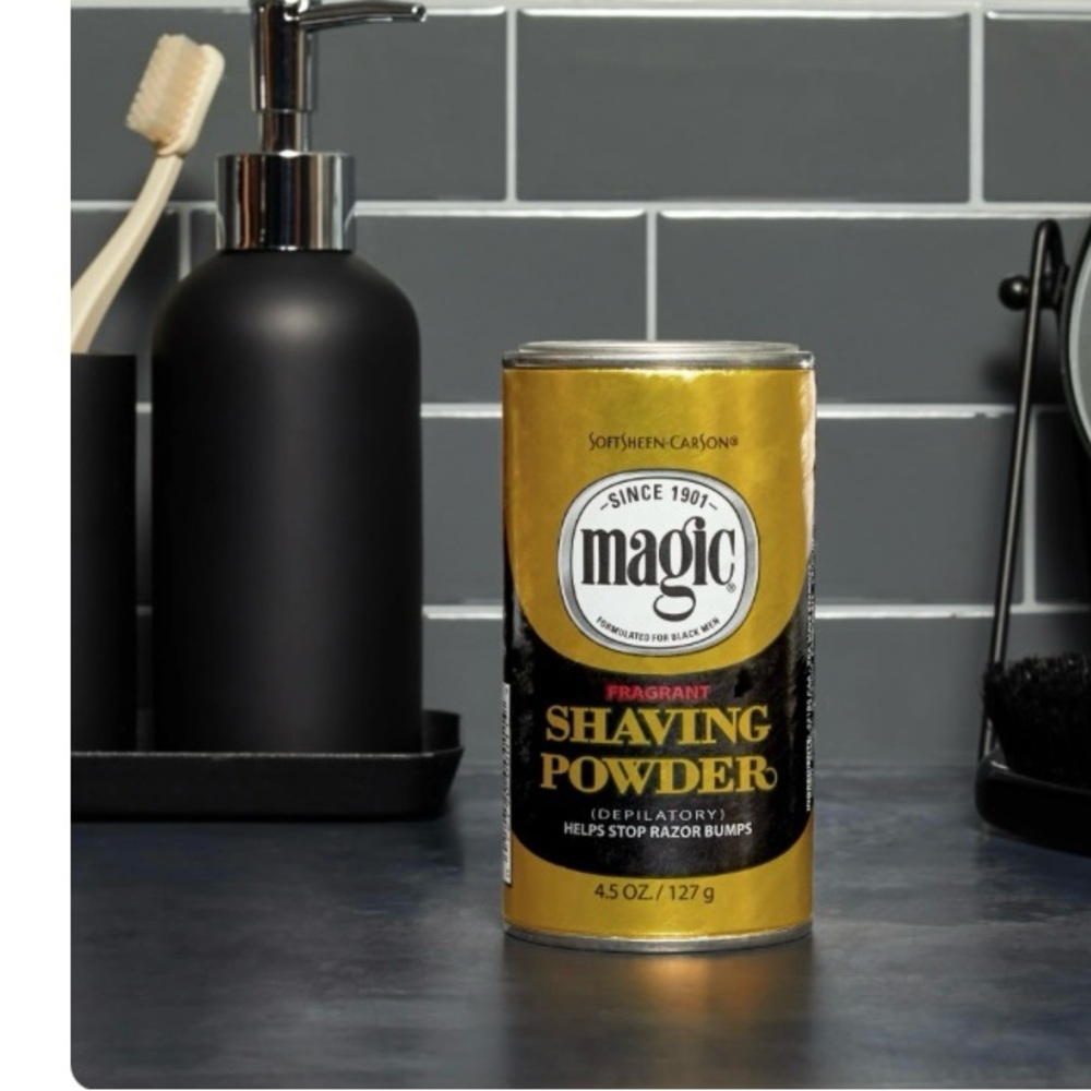 Soft Sheen Carson Magic Shaving Powder helps stop razor bumps NWT
